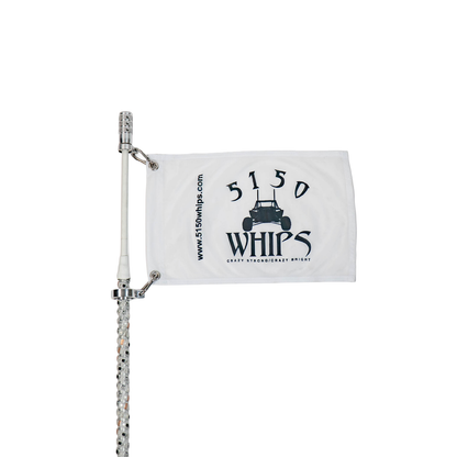 187 Platinum Chalk Line LED Whips – Pair