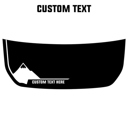 Mountain Peak Stealth Hood Overlay (Printed Series) - 2021+ Bronco