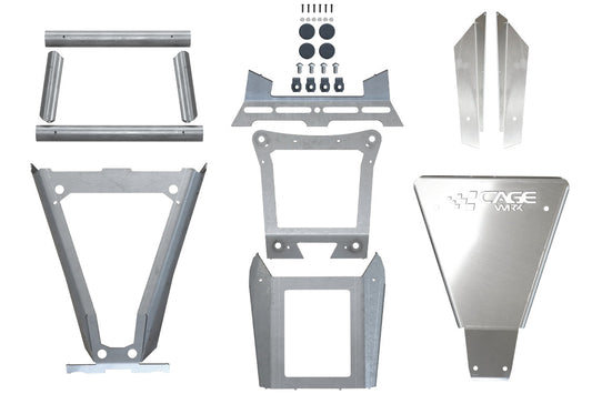 CageWrx raw front bumper kit polaris RZR Pro R / Turbo R UTV utility vehicle