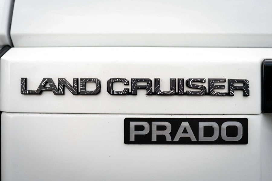 "Land Cruiser" Topographic Rear Tailgate Emblem Overlays - 2024+ Land Cruiser
