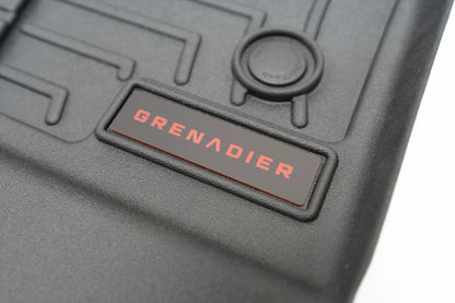 "Grenadier" Weathertech Floor Mat Logo (Etched Acrylic) - Universal
