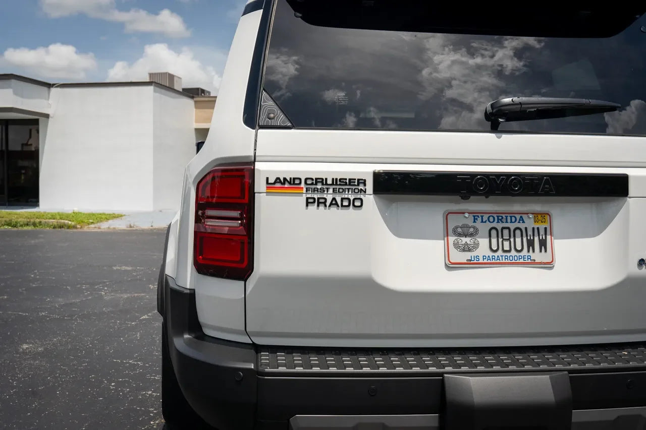 First Edition LC250 Acrylic Laser Series Tailgate Badge - 2024+ Land Cruiser
