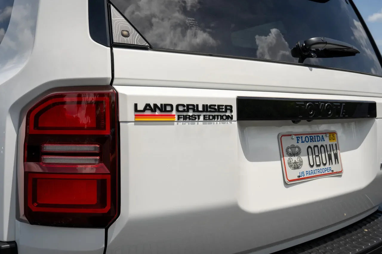 First Edition LC250 Acrylic Laser Series Tailgate Badge - 2024+ Land Cruiser