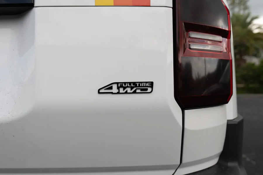 FULL TIME 4WD Acrylic Laser Series Tailgate Badge - 2024+ Land Cruiser / GX550 / 2025+ 4Runner Limited