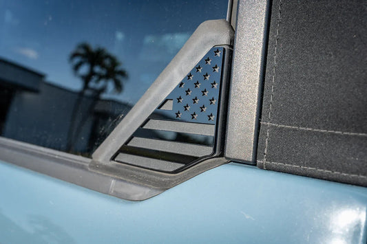 Acrylic Rear Triangle Flags - 2021+ Bronco