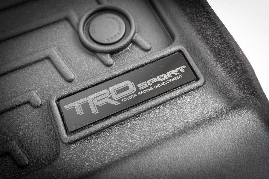 "TRD Sport" Weathertech Floor Mat Logo (Etched Acrylic) - Universal