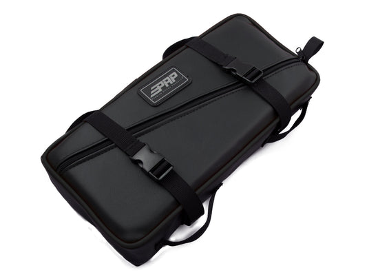 Tool Bag Vinyl Coated Nylon 16x8x3 Inch - Black