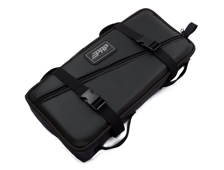 Tool Bag Vinyl Coated Nylon 16x8x3 Inch - Black