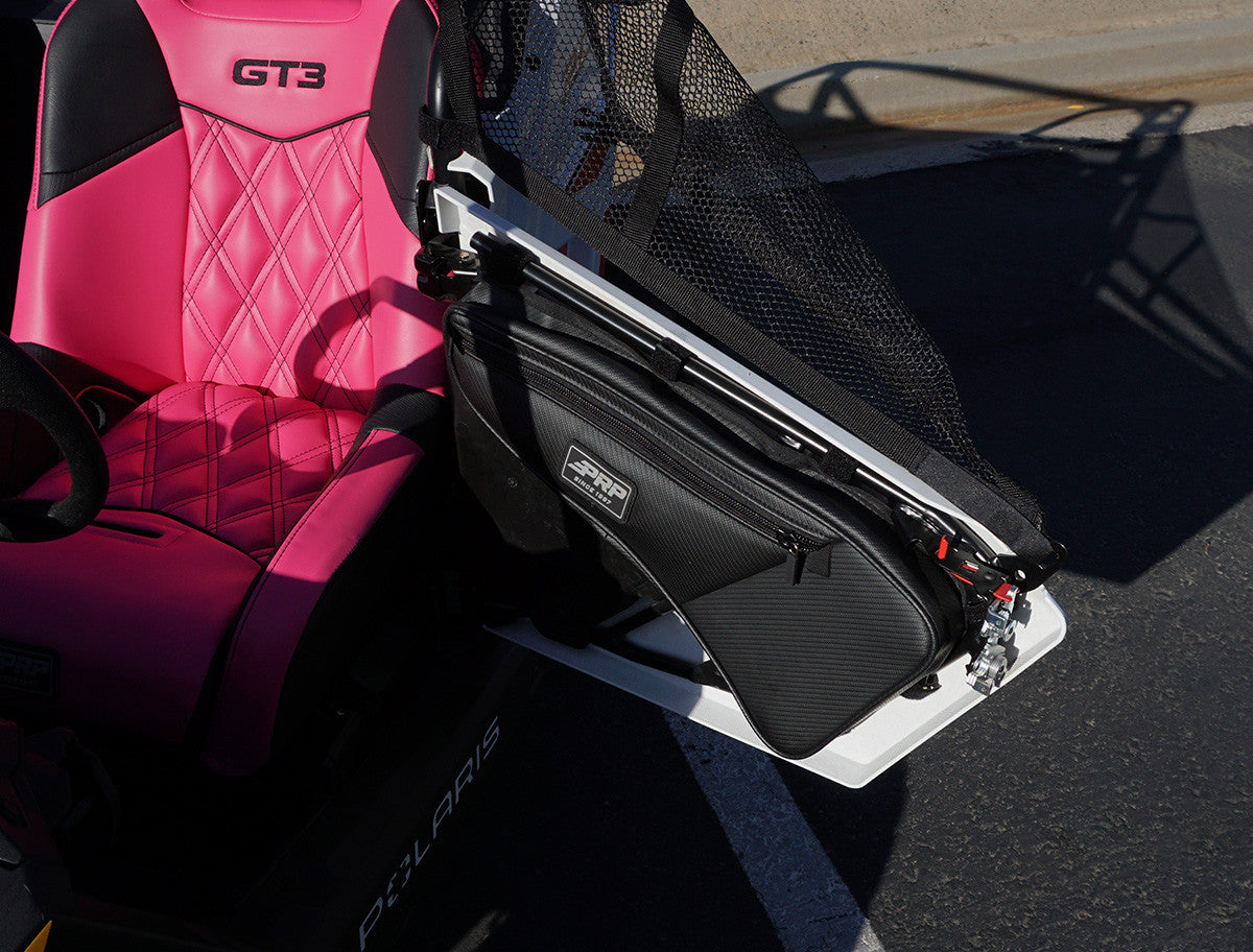 Door Bag with Knee Pad for Polaris RZR 200 Pair PRP Seats