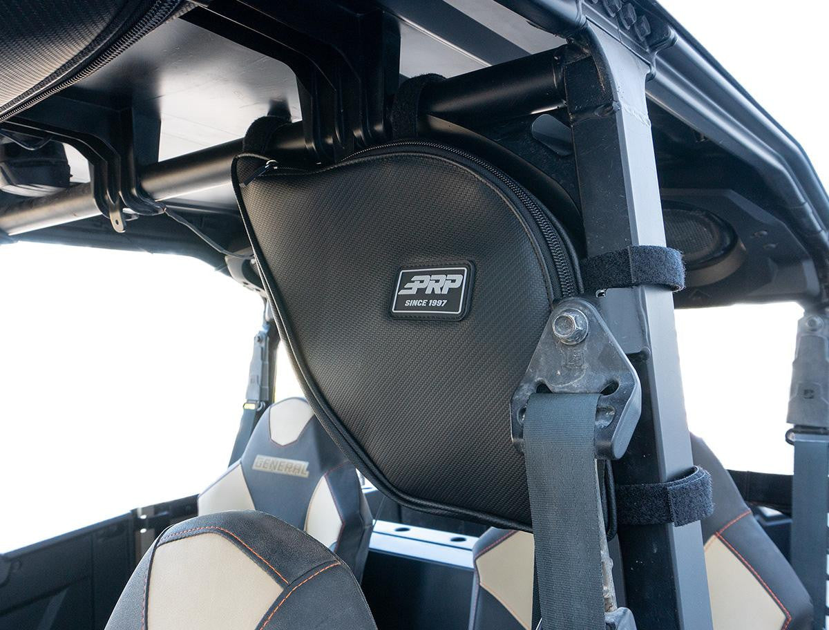 Truss Bag for 16+ Polaris General Black Vinyl Coated Nylon PRP Seats