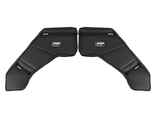 Rear Door Bags with Knee Pad for 16+ Polaris General Pair - Default Title