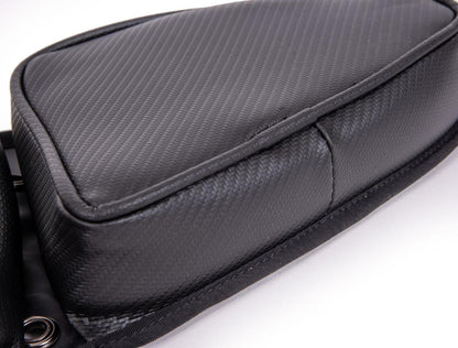 Front Door Bag with Knee Pad for Polaris RZR Driver Side Black PRP Seats