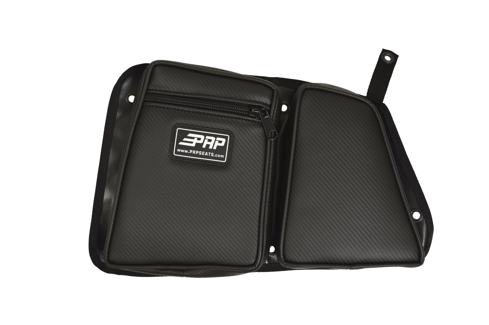 Rear Door Bag with Knee Pad for Polaris RZR Driver Side Black PRP Seats