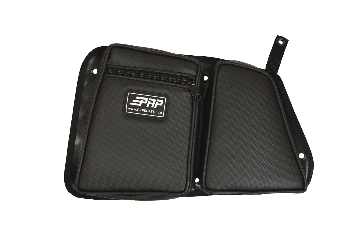 Rear Door Bag with Knee Pad for Polaris RZR Black - Rear Door Bag with Knee Pad for Polaris RZR Driver Side Black