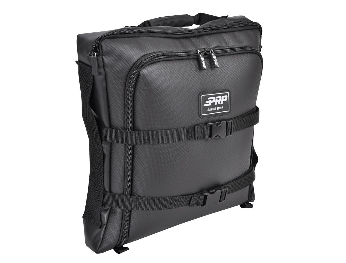 Under Seat Bag Black Vinyl Coated Nylon