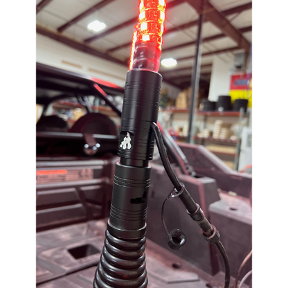3' LED Whip Elite HD II Single Whip Magnetic Mount