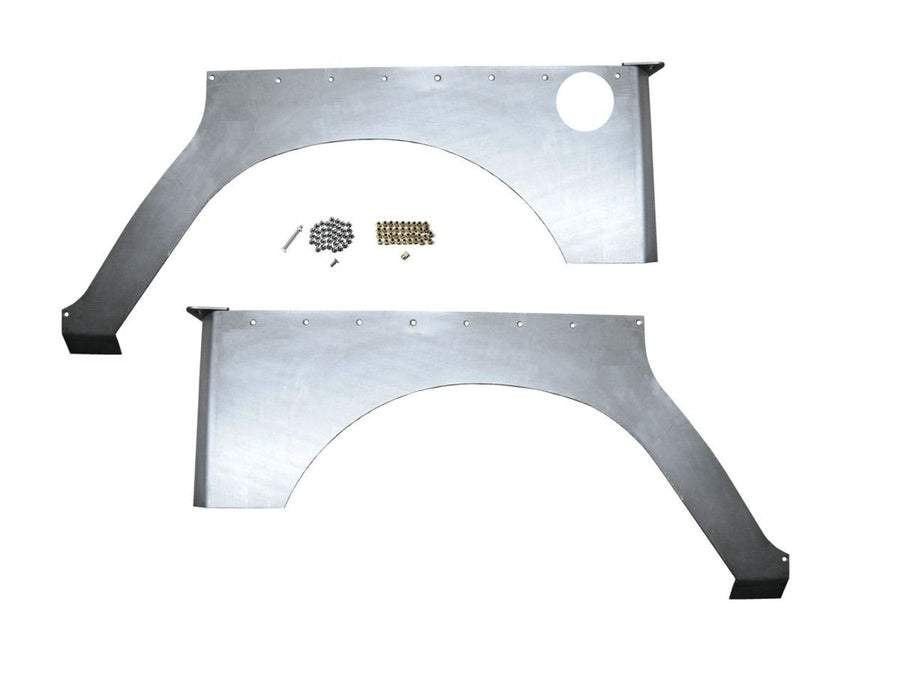 Jeep JKU 07-18 Wrangler JK Rear Rockskin Builder Armor Corners 4 Door EVO Mfg