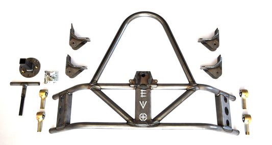 Jeep JK Rear Tire Carrier Armor Mounted 07-18 Wrangler JK Raw EVO Manufacturing