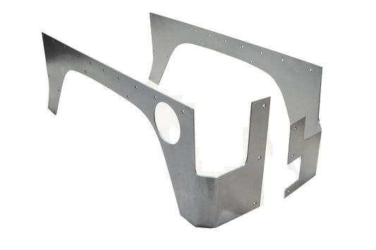 Jeep JK Rear Rockskin Corners 07-18 Wrangler JK 2 Door Raw Steel OE Tail Lights EVO Manufacturing