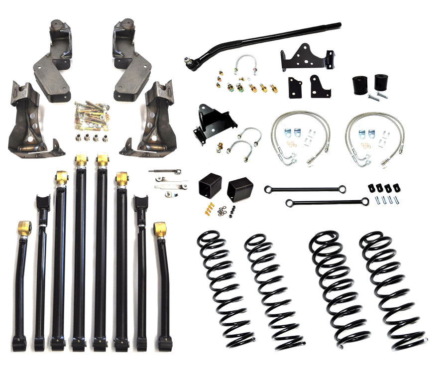EVO 4.0 Inch High Clearance JK Long Arm Kit EVO Manufacturing