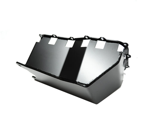 Jeep JK 3.8L Oil Pan Skid 07-11 Wrangler JK Black Powdercoat EVO Manufacturing