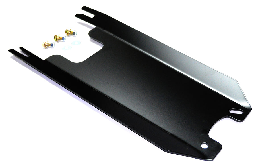 Jeep JK Transmission Skid Plate 07-18 Wrangler JK Manual Black Powdercoat EVO Manufacturing