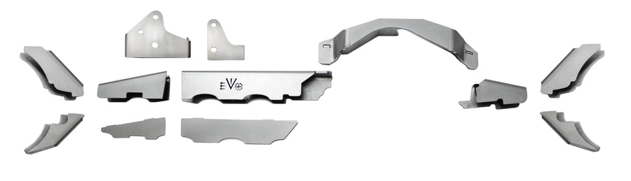 Jeep JK Front Axle Truss Dana 30 07-18 Wrangler JK w/ C2 Gussets ProTek EVO Manufacturing
