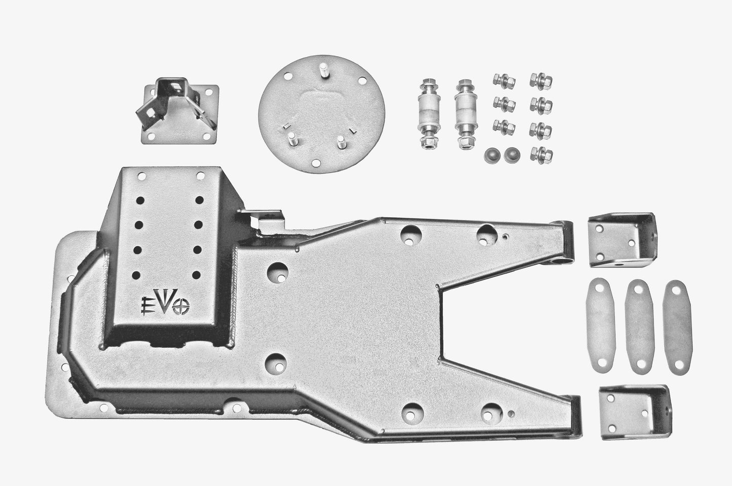 Jeep JK Pro Series Hinged Gate Carrier 07-18 Wrangler JK Raw EVO Manufacturing