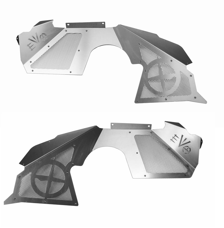 Jeep JK Front Vented Inner Fender Kit Double ThrowDown 07-18 Wrangler JK EVO Manufacturing