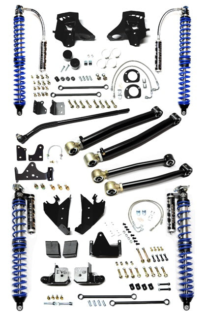 Jeep JL Coil Over Upgrade Kit 18-Pres Wrangler JL Enforcer Pro Stage 2 Black EVO Mfg