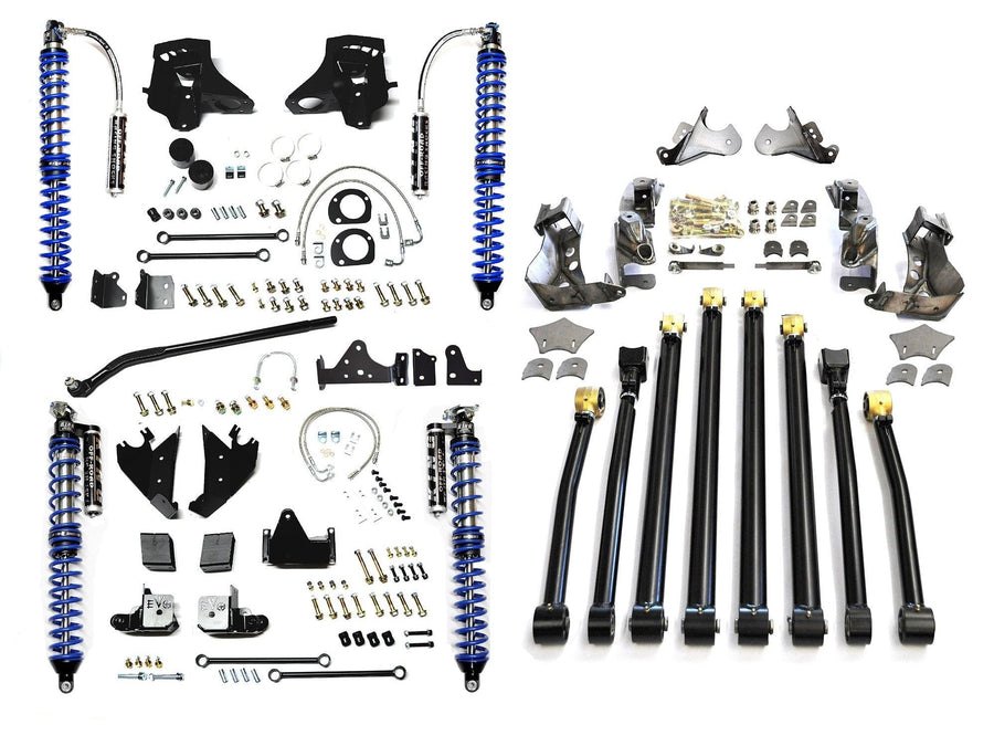 Jeep JK High Clearance Pro Long Arm 07-18 Wrangler JK Black EVO Mfg