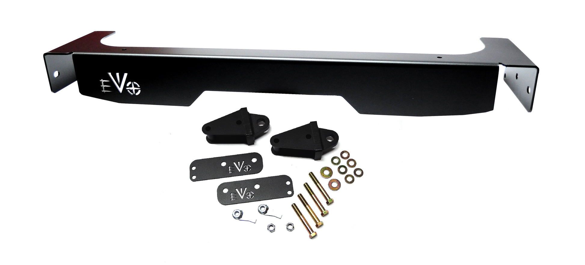 Jeep JK Rear Steel Black Fascia and Rear D-Ring Mount Combo 07-18 Wrangler JK EVO Manufacturing