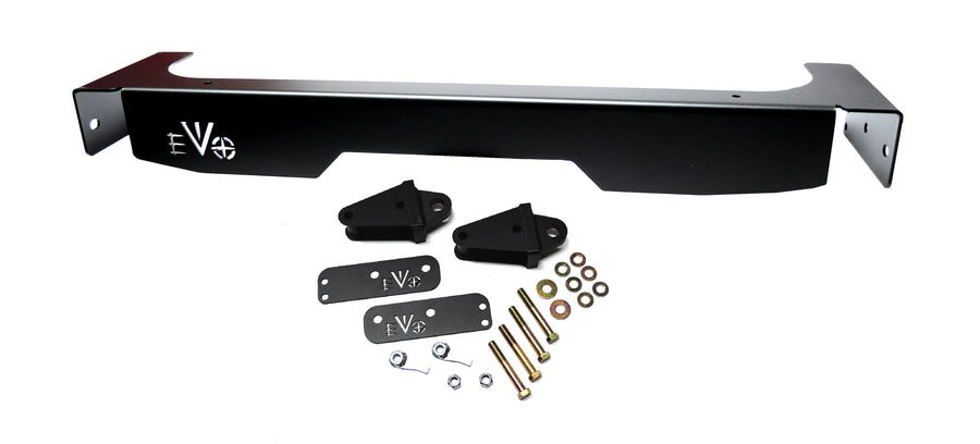 Jeep JK Rear Steel Black Fascia and Rear D-Ring Mount Combo 07-18 Wrangler JK EVO Manufacturing