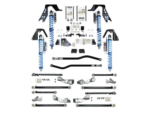 JLU Diesel High Clearance PRO Long Arm NV2514 w/ Compression Adjusters Plus Black EVO Manufacturing