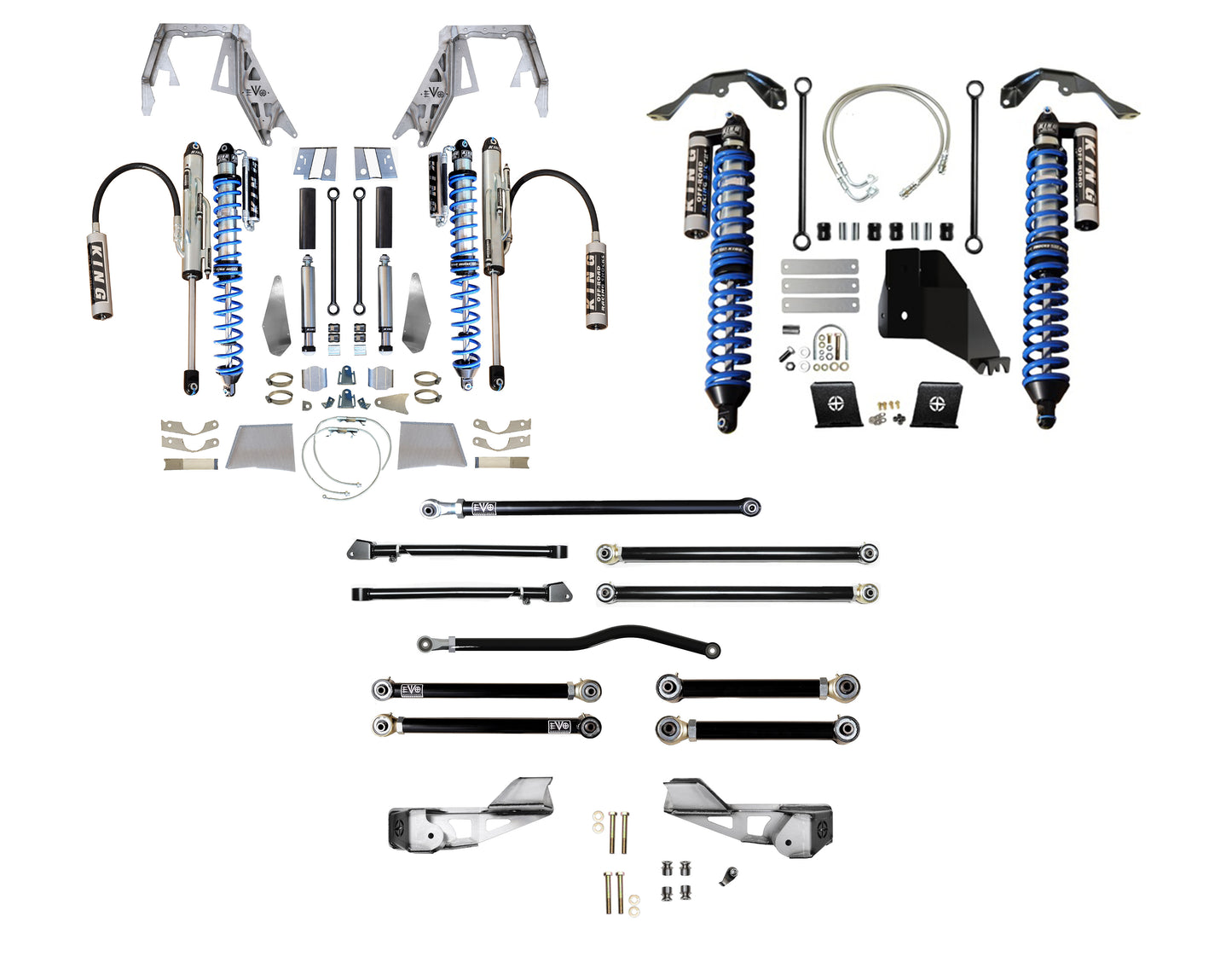 Jeep Gladiator Front Double Throwdown Long Arm PRO Plus Gas EVO Manufacturing