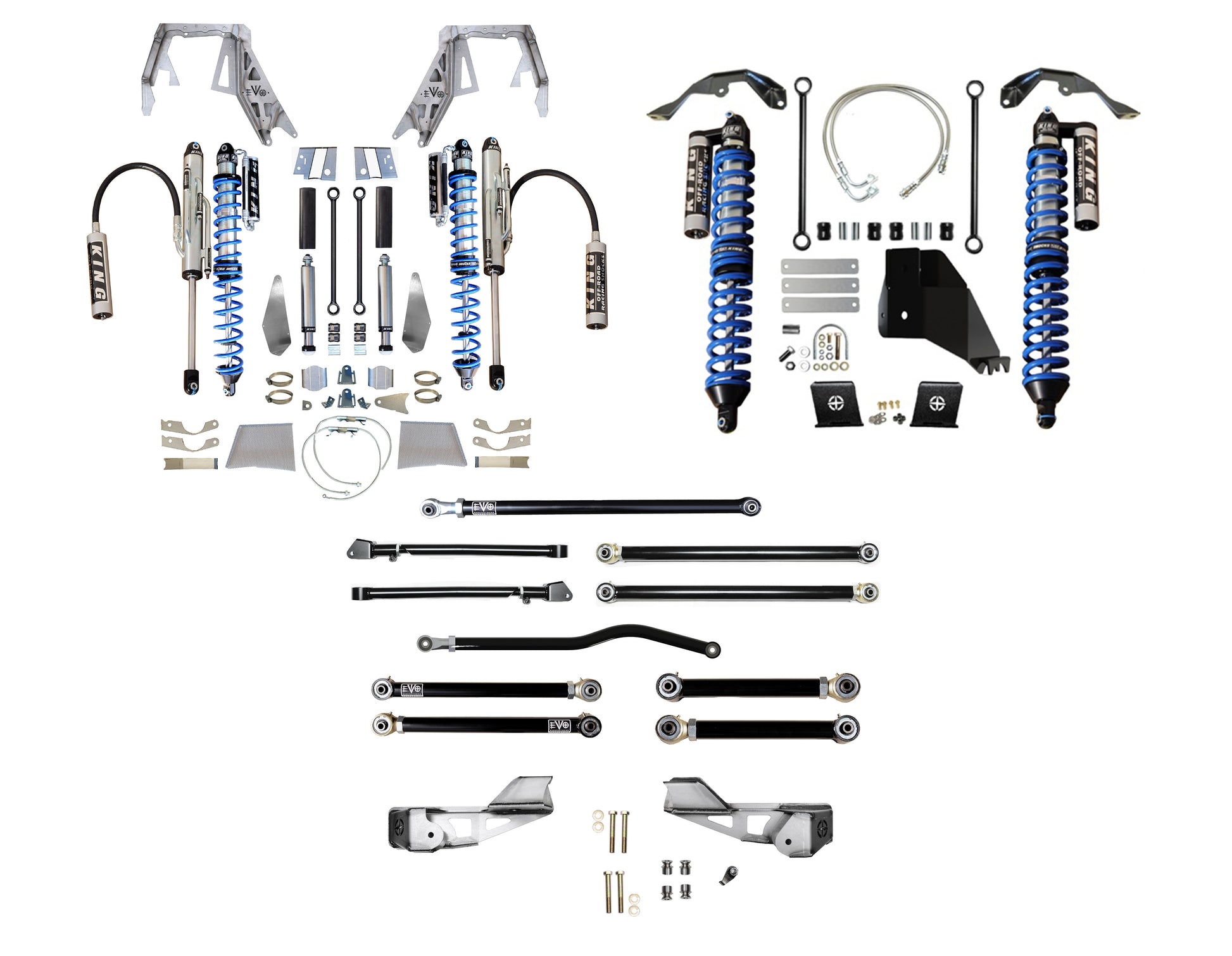 Jeep Gladiator Front Double Throwdown Long Arm PRO Plus Gas EVO Manufacturing