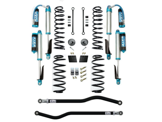 18-Present Jeep Wrangler JL 2.5 Inch Enforcer 4XE Lift Stage 1 Plus with EVO SPEC King 2.5 Shocks EVO Manufacturing
