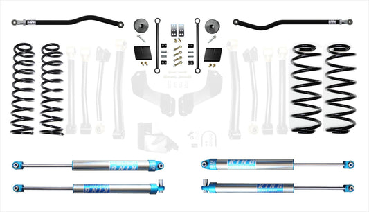 18-Present Jeep Wrangler JL 2.5 Inch Enforcer 4XE Lift Stage 1 Plus with EVO SPEC King 2.0 Shocks EVO Manufacturing