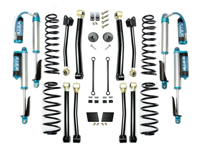 18-Present Jeep Wrangler JL 2.5 Inch Enforcer 4XE Lift Stage 4 with EVO SPEC King 2.5 Shocks EVO Manufacturing