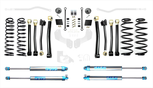 18-Present Jeep Wrangler JL 2.5 Inch Enforcer 4XE Lift Stage 4 with EVO SPEC King 2.0 Shocks EVO Manufacturing