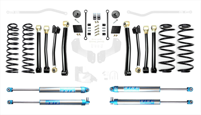 18-Present Jeep Wrangler JL 2.5 Inch Enforcer 4XE Lift Stage 4 with EVO SPEC King 2.0 Shocks EVO Manufacturing