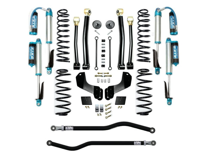 18-Present Jeep Wrangler JL 2.5 Inch Enforcer 4XE Lift Stage 4 Plus with EVO SPEC King 2.5 Shocks EVO Manufacturing