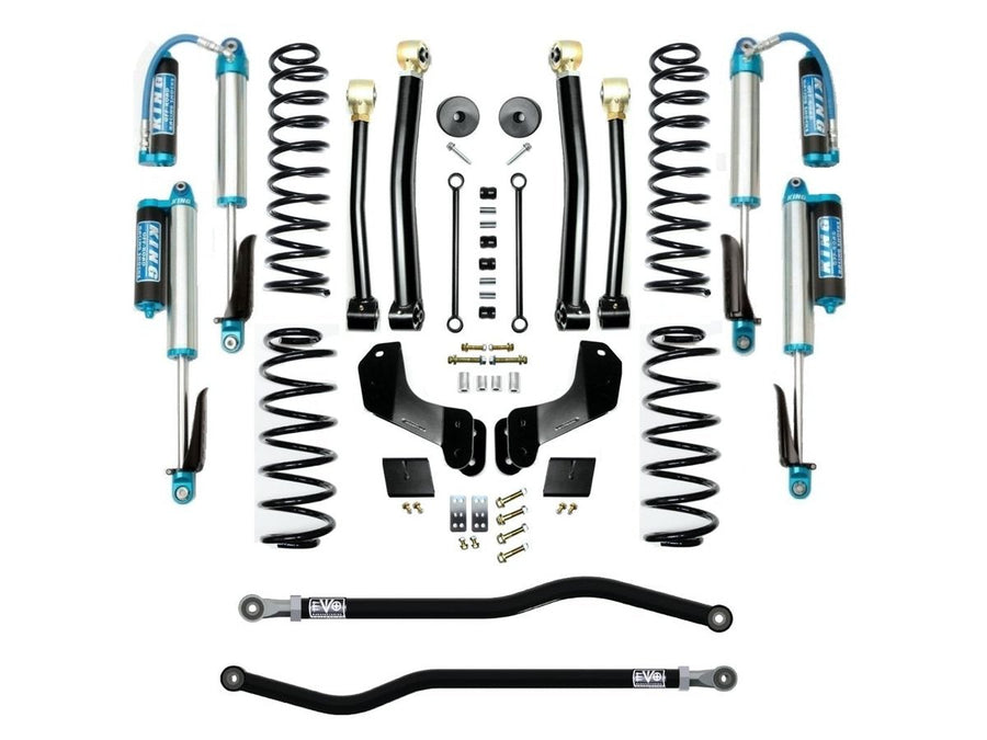 18-Present Jeep Wrangler JL 2.5 Inch Enforcer 4XE Lift Stage 4 Plus with EVO SPEC King 2.5 Shocks EVO Manufacturing
