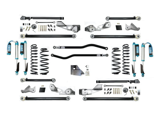Jeep JLU 2.5 Inch Long Arm High Clearance Plus 18-Pres Wrangler JLU with EVO SPEC King 2.5 Inch Shocks EVO Mfg