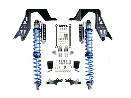 Jeep JL NV2514 Front Bolt-On Coilover Kit 18-Present Wrangler JL Black EVO Manufacturing
