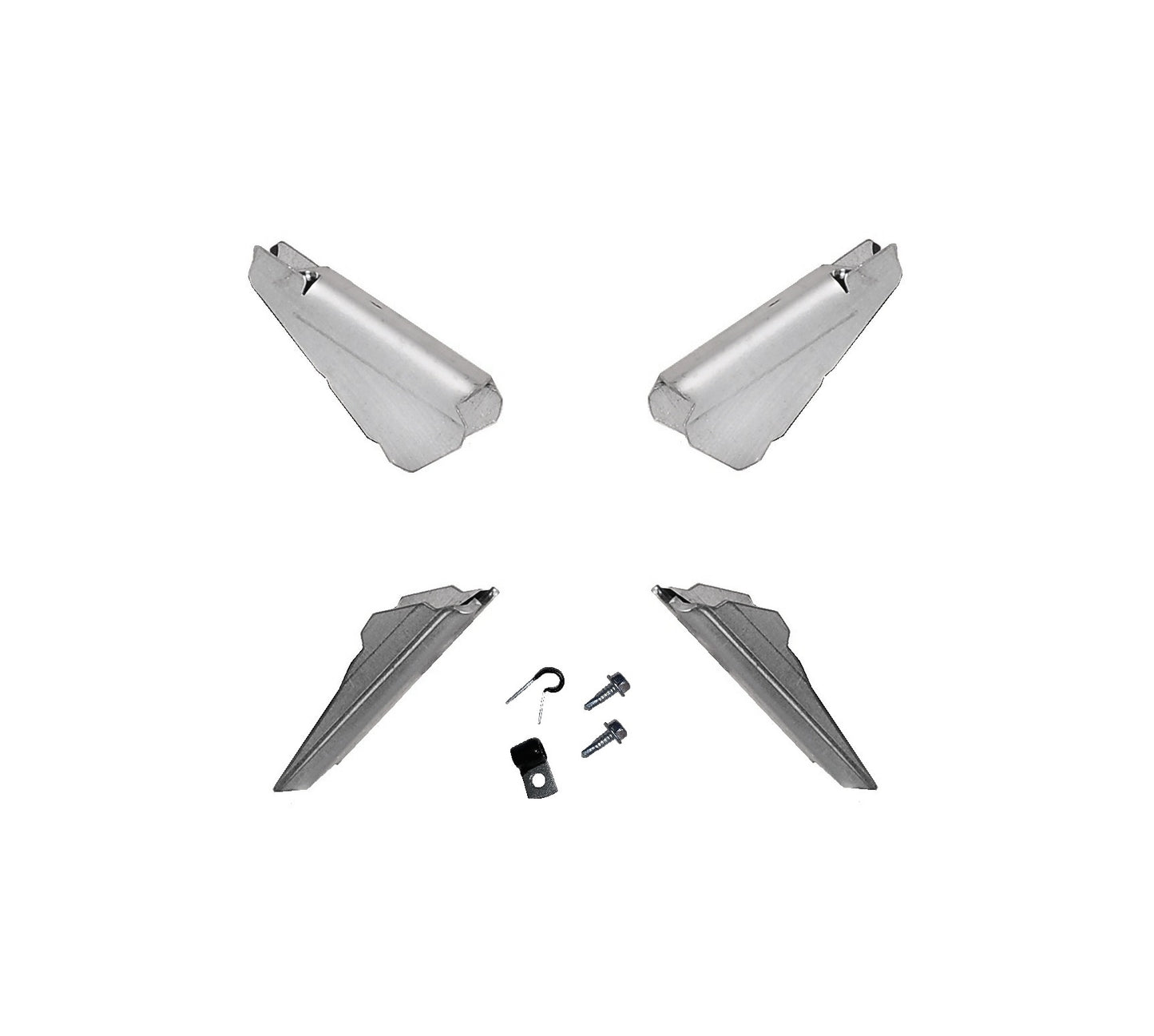 Jeep JL C2 Axle End Forging Gusset Set 18-Pres Wrangler JL EVO Mfg