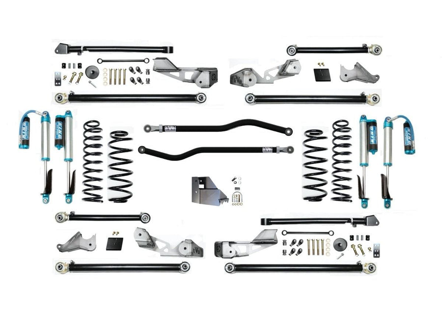 Jeep Wrangler JLU 4.5 Inch JLU High Clearance Plus Long Arm with EVO SPEC King 2.5 Inch Shocks EVO Mfg
