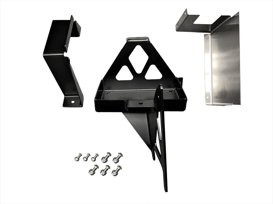 Jeep Wangler JL/JT Gladiator Start Battery Relocate For Front Coilover/DTD Black EVO Manufacturing