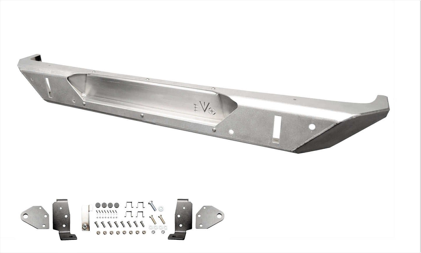 Jeep JL Rear Bumper For 18-Pres Wrangler JL Aluminum W/ D Ring Shackles EVO