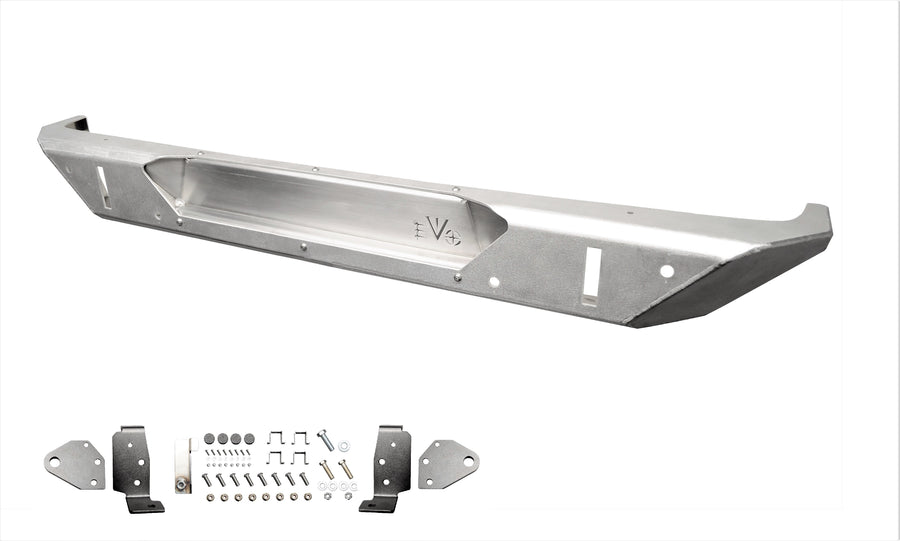 Jeep JL Rear Bumper For 18-Pres Wrangler JL Aluminum W/ D Ring Shackles EVO